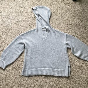 Lou & Grey grey and Silver hooded sweater
